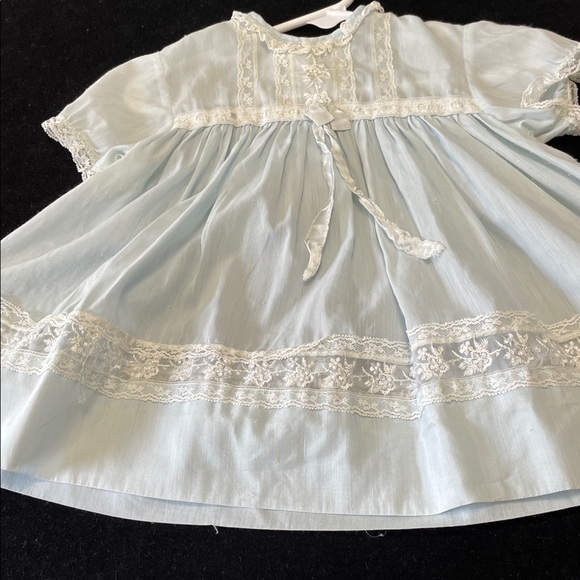 VINTAGE 8 Pieces LITTLE GIRLS OR DOLLS Baby Dresses/Slips/Sun Outfit Length 15” - Picture 3 of 8